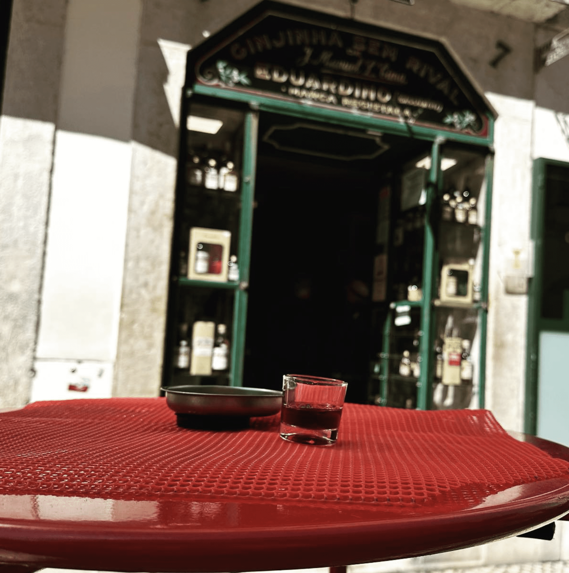 Ginjinha Sem Rival Cheery Liquor Lisbon