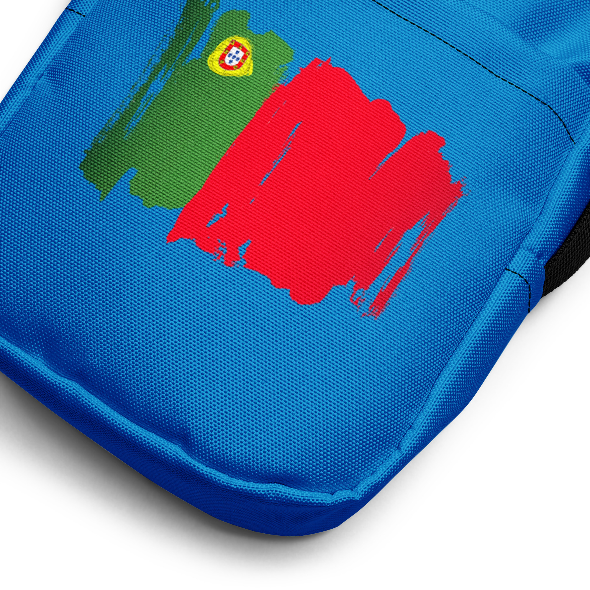 Utility Crossbody Bag – Marine Blue with Portugal Flag Design - Image 9