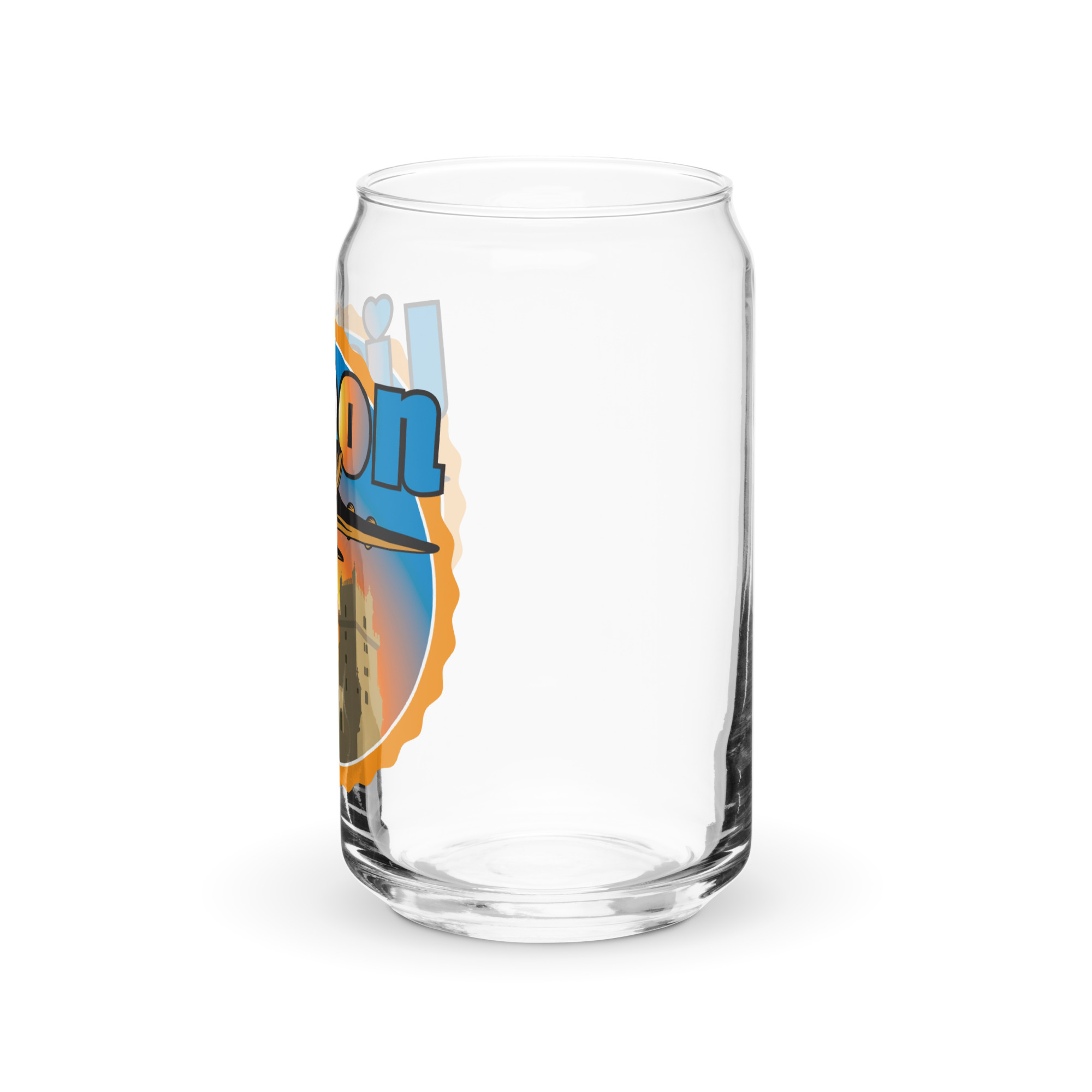 Can-Shaped Glass with Lisbon Logo Design - Image 7