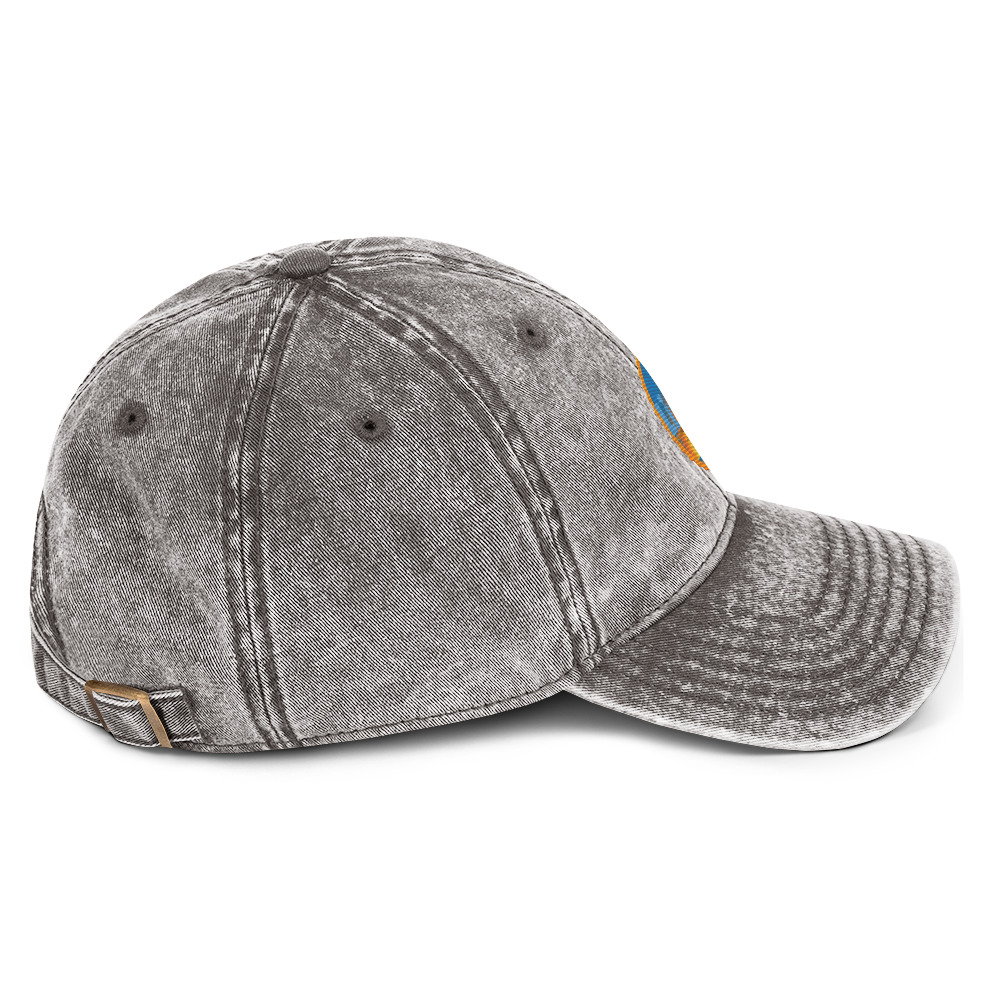Vintage Cotton Twill Cap with Lisbon Embroidery Design - Image 15
