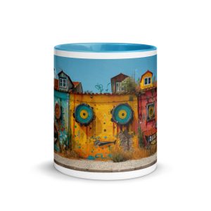 Lisbon Coffee Mug - Lock-Up Arty Design