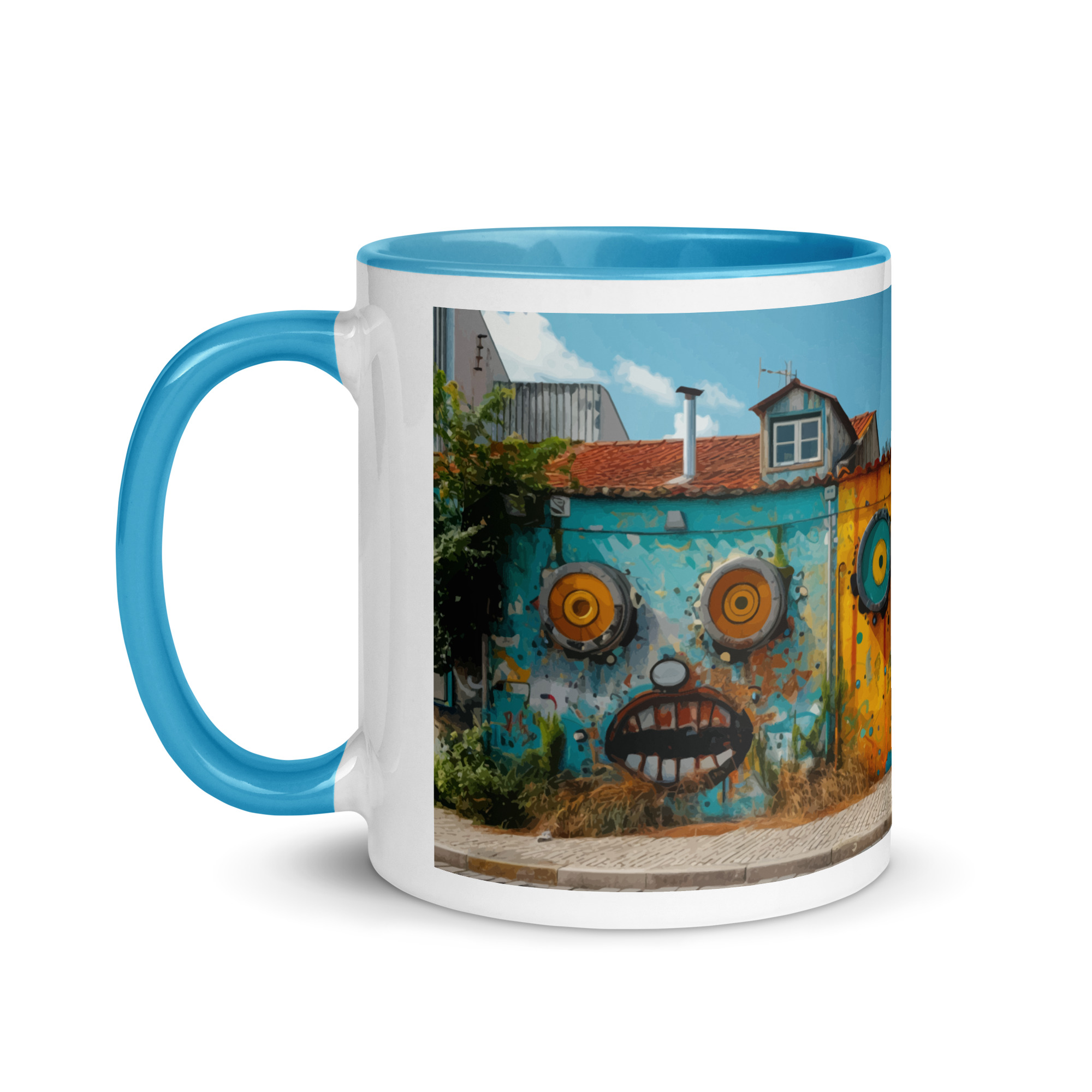 Lisbon Coffee Mug - Lock-Up Arty Design - Image 9