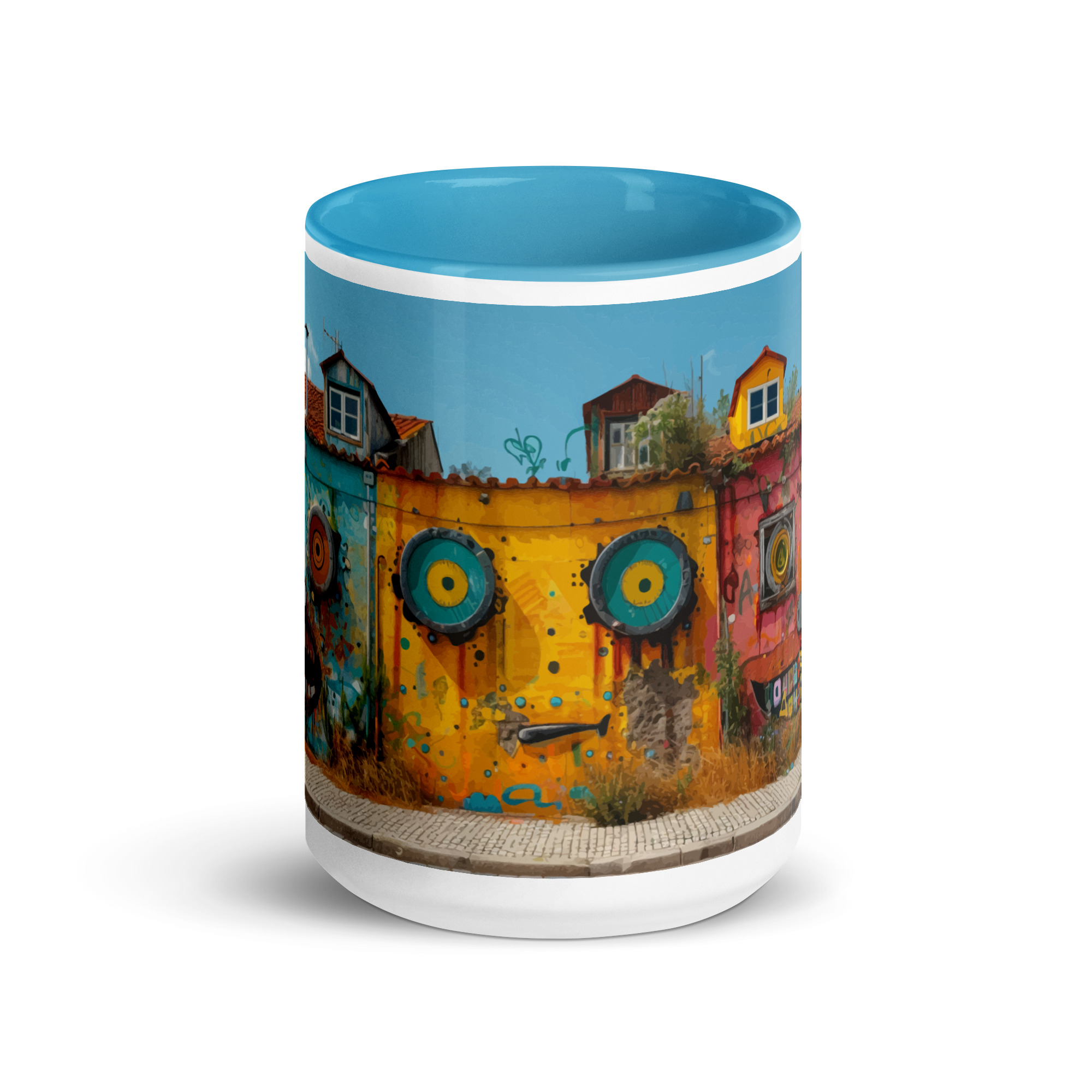 Lisbon Coffee Mug - Lock-Up Arty Design - Image 11