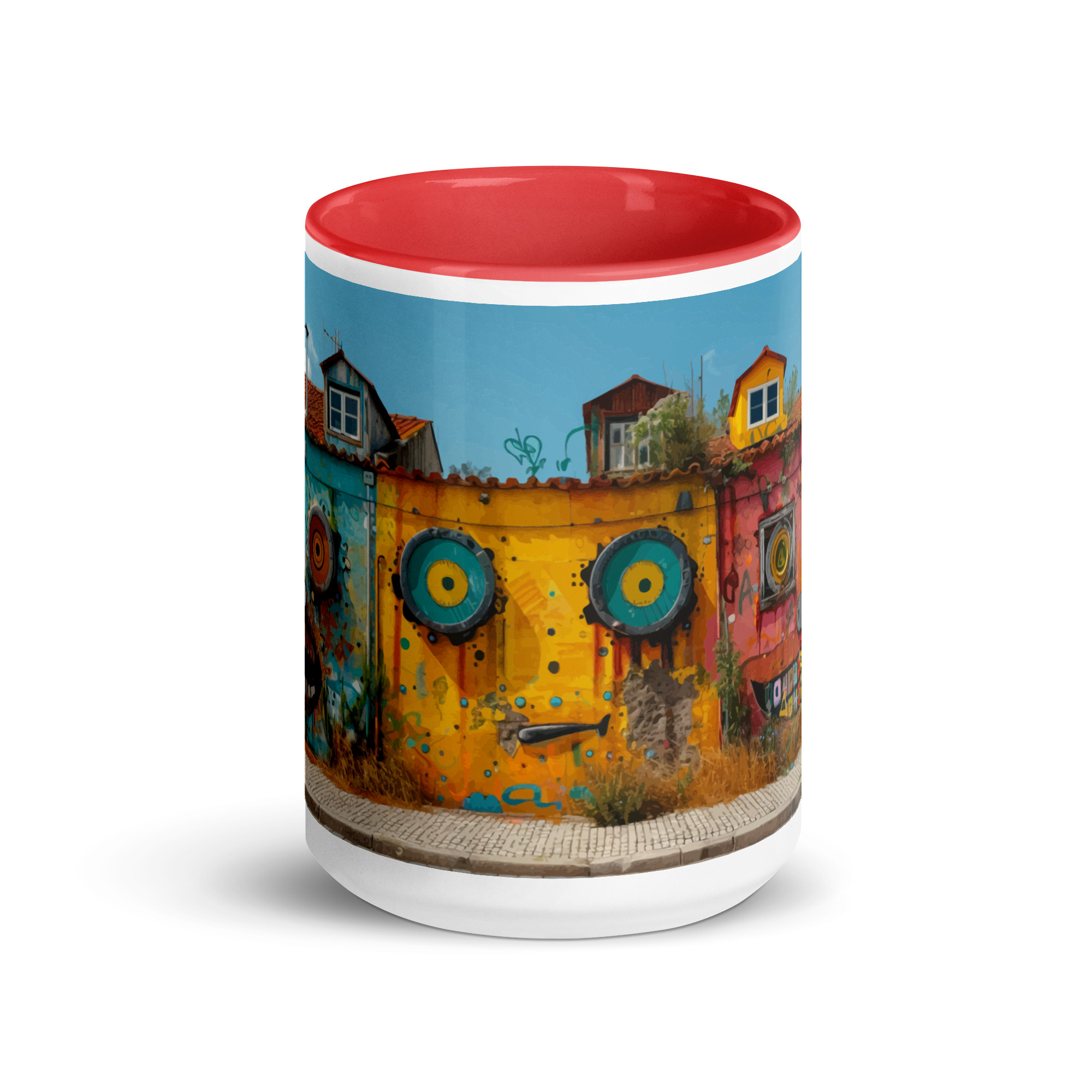Lisbon Coffee Mug - Lock-Up Arty Design - Image 6