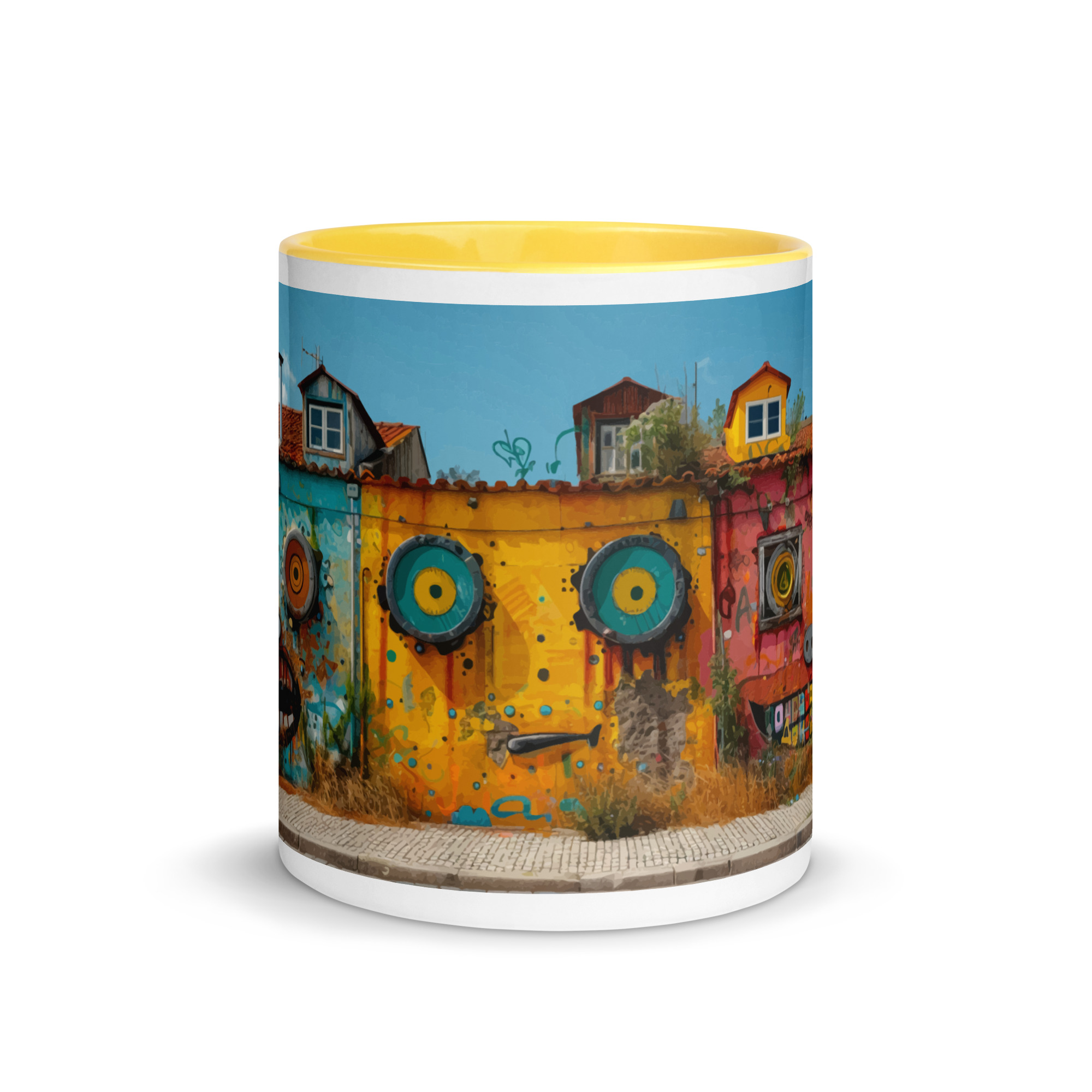 Lisbon Coffee Mug - Lock-Up Arty Design - Image 14