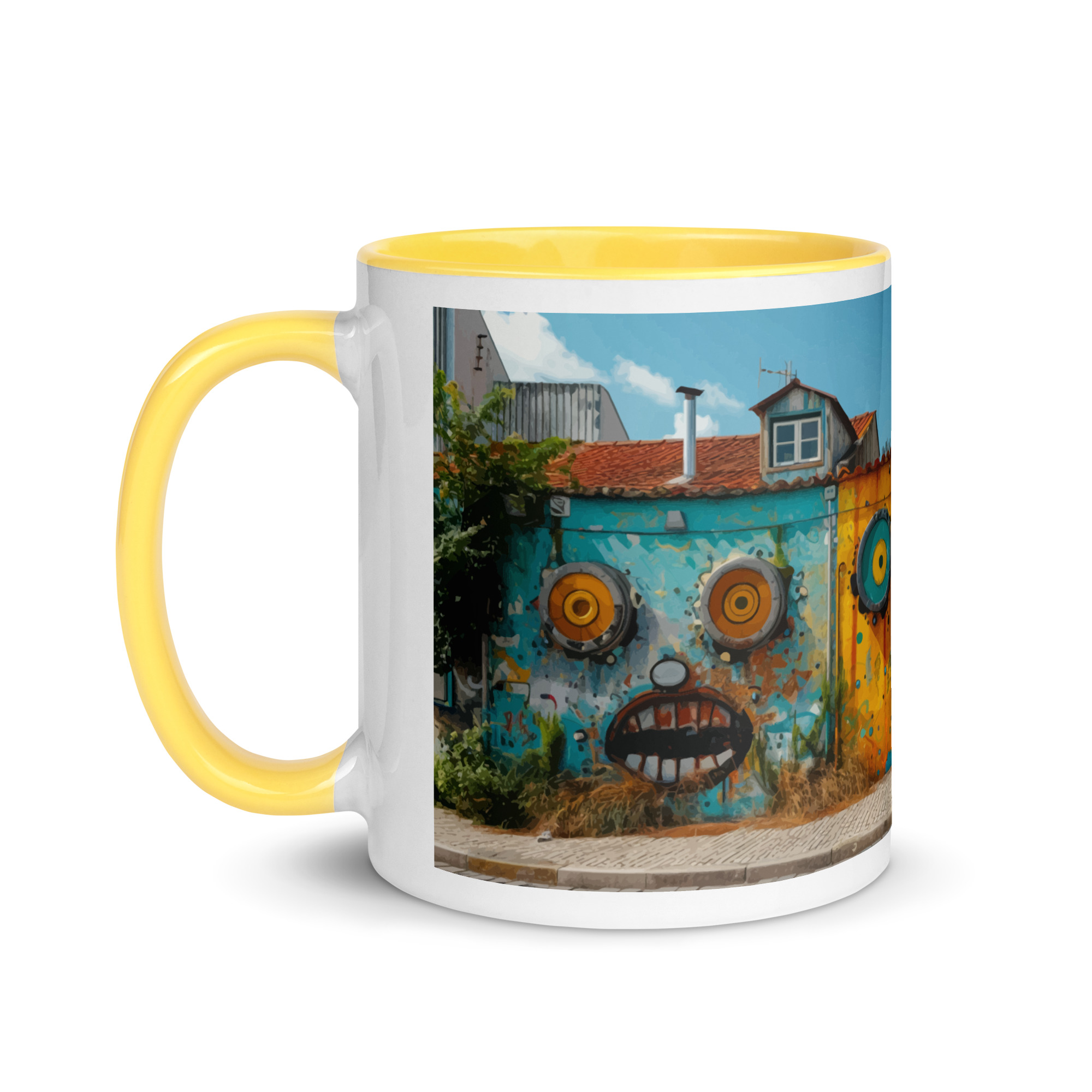 Lisbon Coffee Mug - Lock-Up Arty Design - Image 15